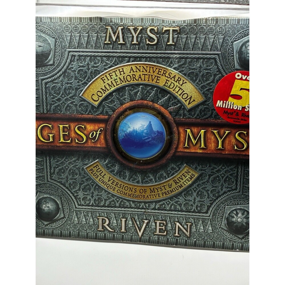 Ages of Myst, Myst and Riven Fifth Anniversary Big Box Set PC/Mac - Complete!